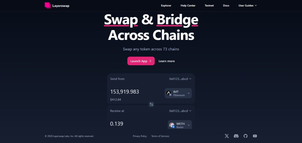 10 Best Cross-Chain Bridges with Lowest Slippage in 2026 5 Layerswap