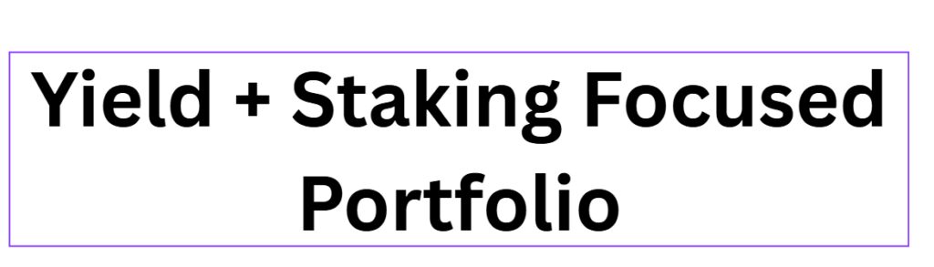 10 Best Crypto Portfolios for Retirement (401k & IRA) in 2026 4 Yield + Staking Focused Portfolio.
