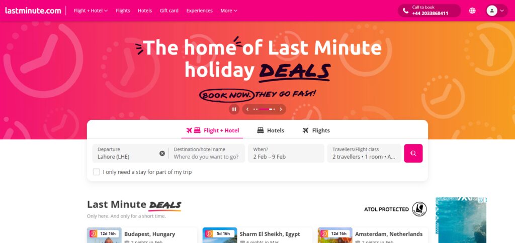 Best Travel Agency for Last-Minute Flight Booking – Lastminute.com