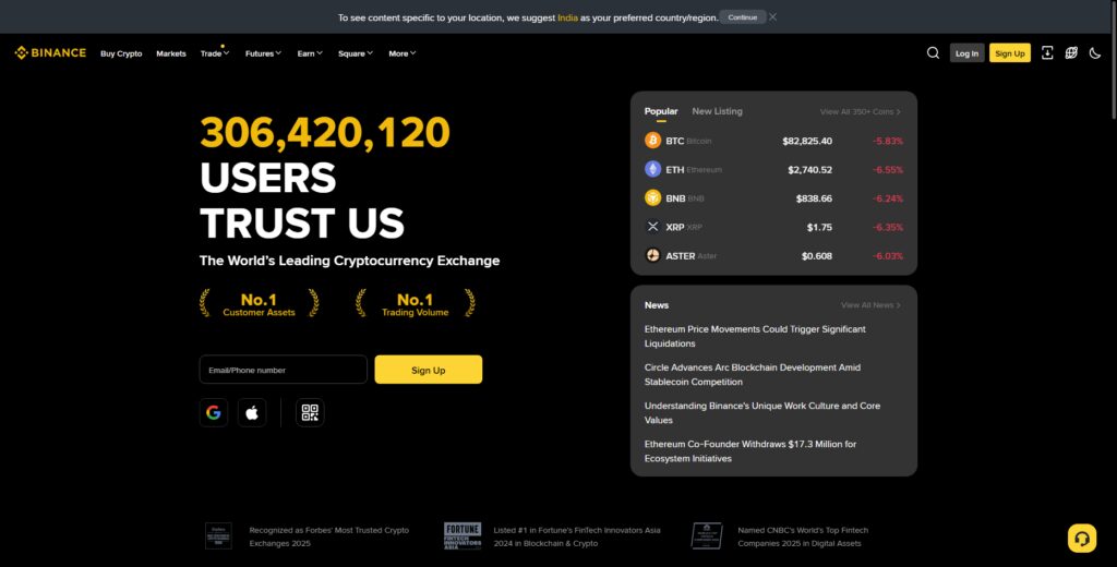 11 Best Bitpanda Exchange Alternatives in 2026 2 Best Bitpanda Exchange Alternative — Binance
