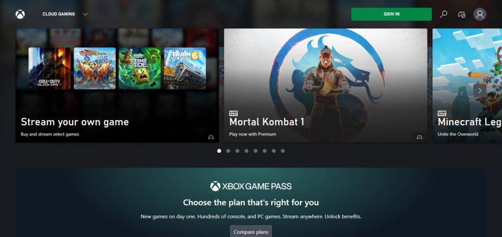 10 Best Game Streaming Platforms in 2026 6 Xbox Cloud Gaming
