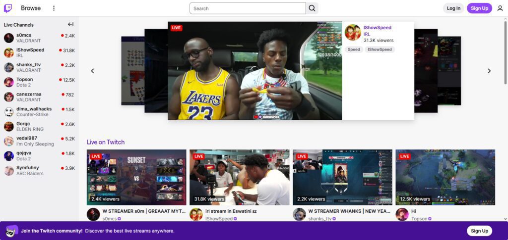 10 Best Game Streaming Platforms in 2026 2 Twitch