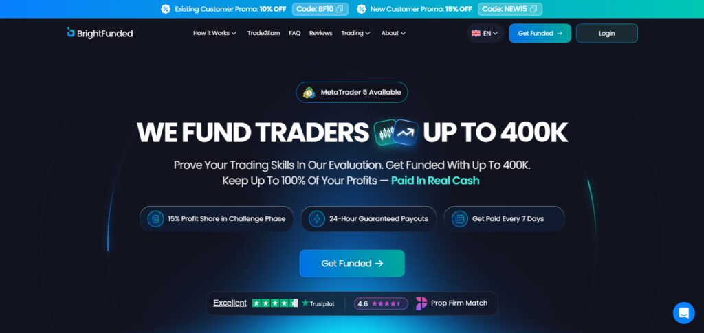 10 Best Prop Firms for EU Traders Using SEPA Withdrawals 9 BrightFunded