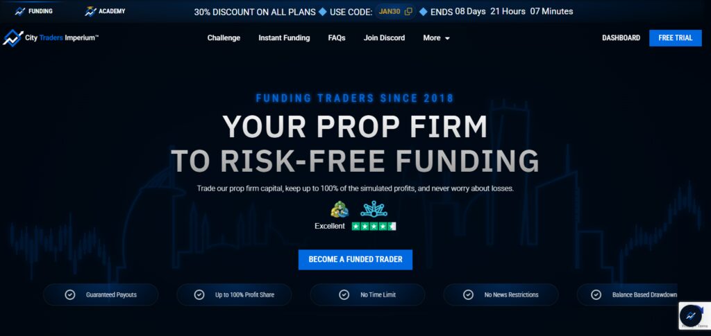 10 Best Prop Firms for EU Traders Using SEPA Withdrawals 8 City Traders Imperium