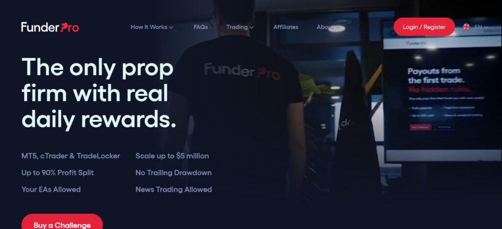 10 Best Prop Firms For Gulf Traders With Fast Withdrawals 2 FunderPro