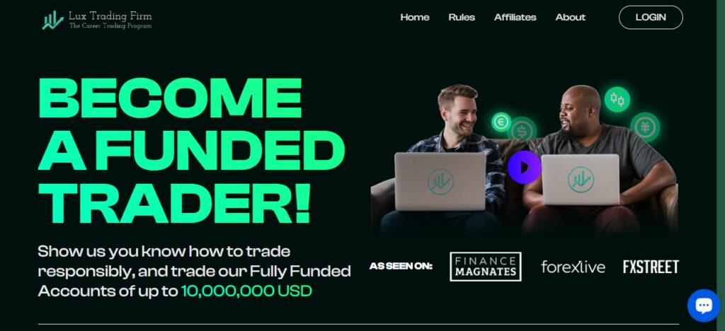 10 Best Prop Firms For Gulf Traders With Fast Withdrawals 9 Lux Trading Firm