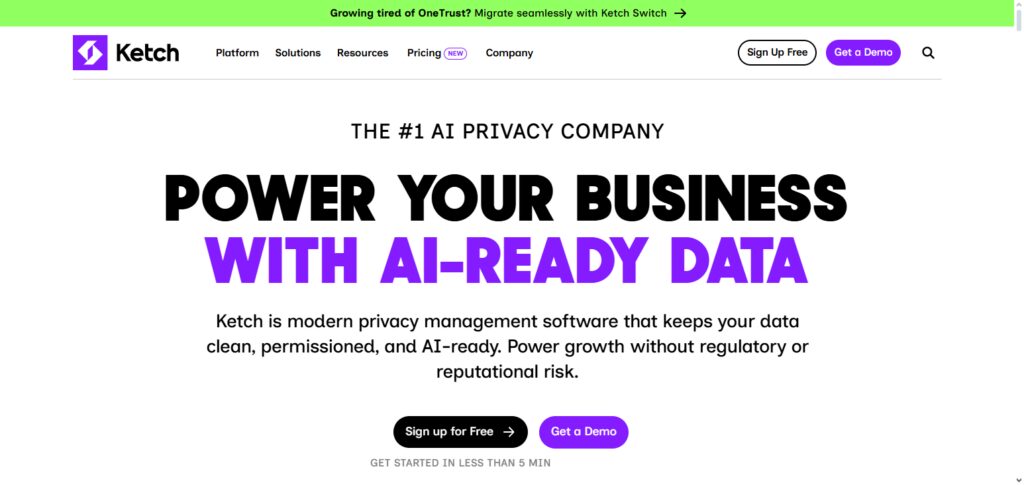 10 Best Data Privacy Management Software for Compliance 5 Ketch