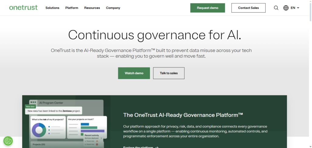 10 Best Data Privacy Management Software for Compliance 2 OneTrust