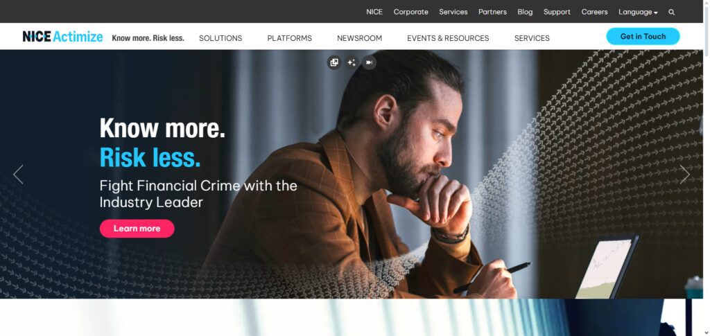 10 Best Fraud Detection Software for Secure Transactions 8 Actimize (NICE)