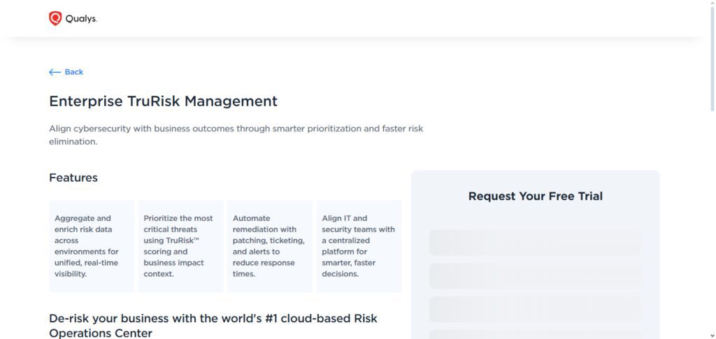 ualys Web Application Scanning
