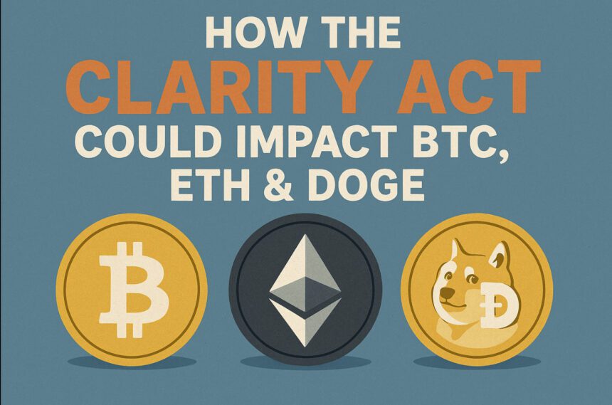 How the CLARITY Act Could Impact BTC, ETH & DOGE