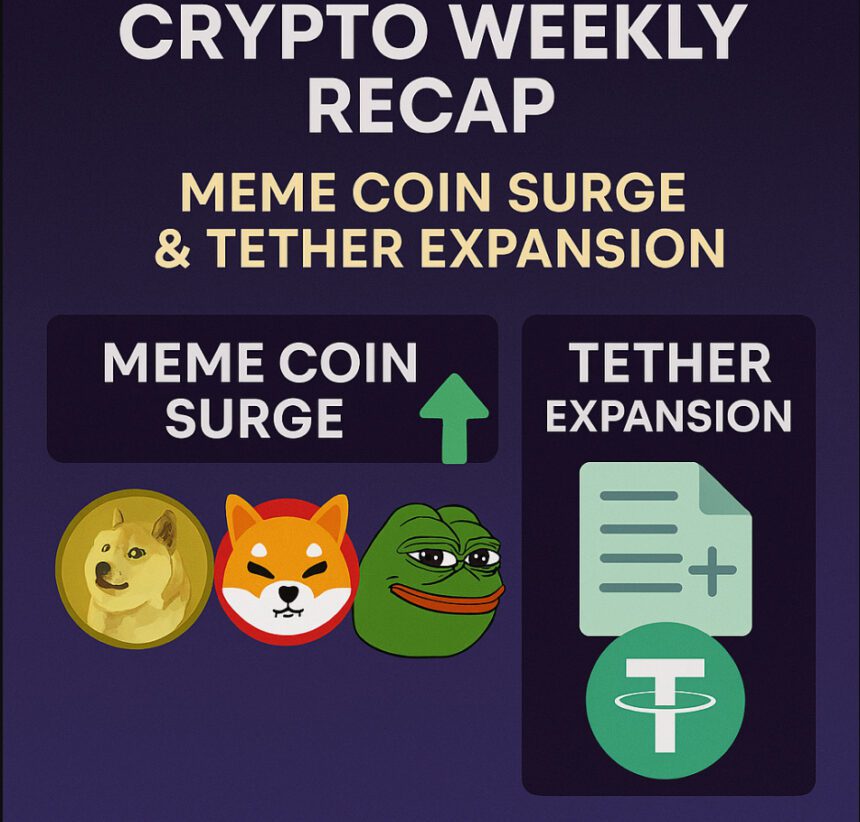 Crypto Weekly Recap: Meme Coin Surge & Tether Expansion