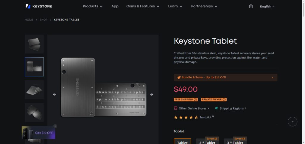 Keystone Tablet