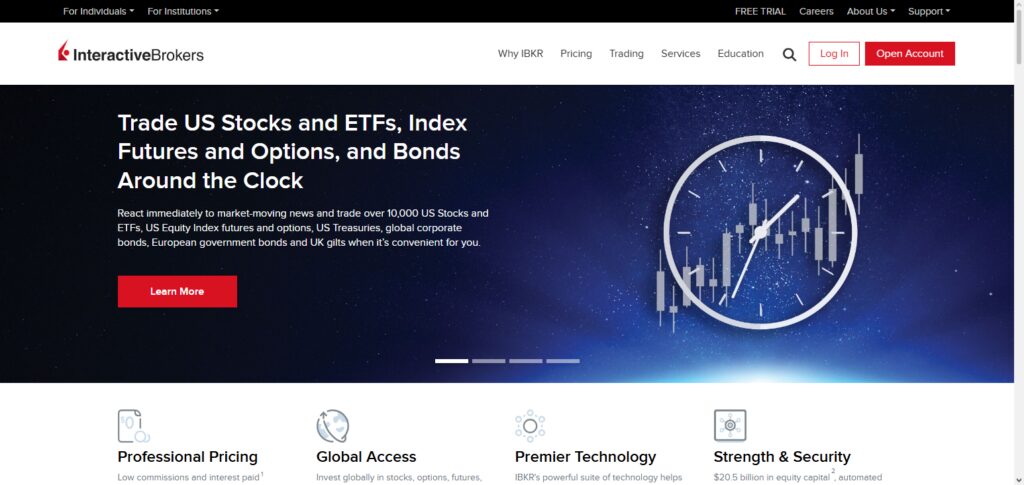 Interactive Brokers (IBKR): Best for Multi-Asset & Professional Trading