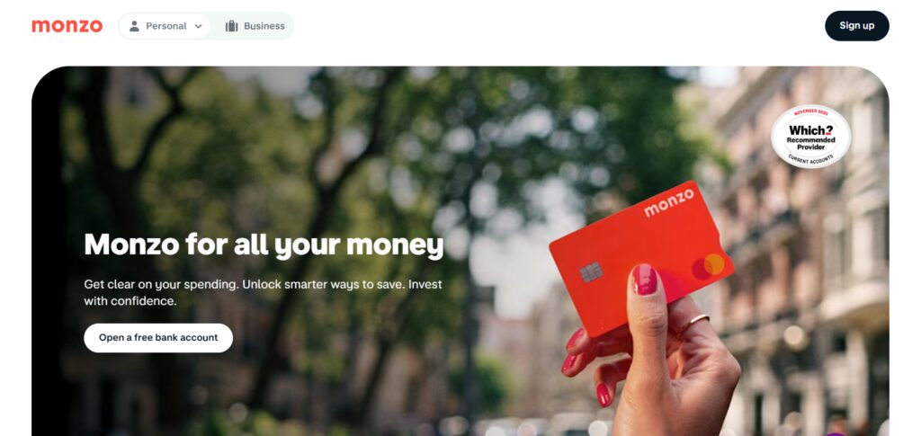 10 Best Revolut Alternatives for 2026 5 Monzo