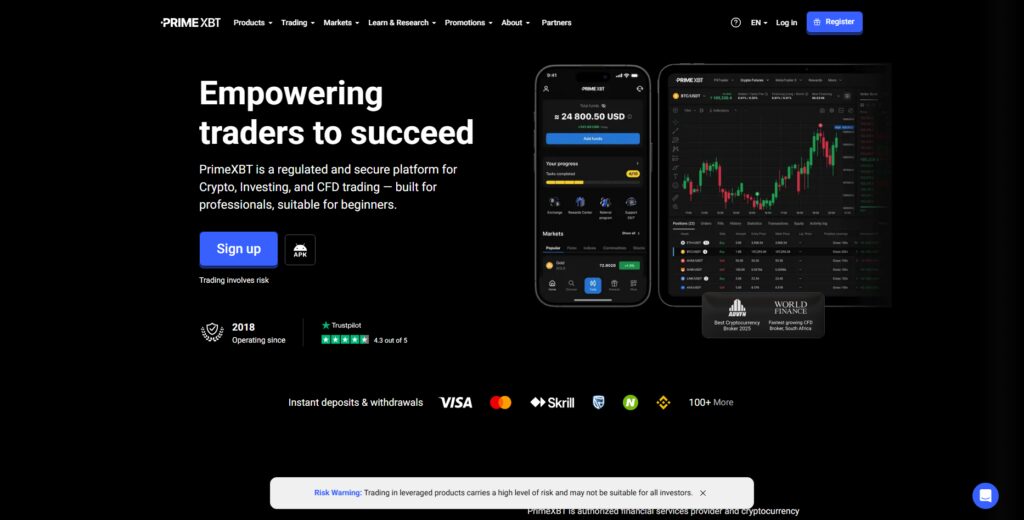 10 Top Crypto Platforms for Shorting BTC & Altcoins 10 PrimeXBT - High-Leverage Shorting Platform for Multiple Assets