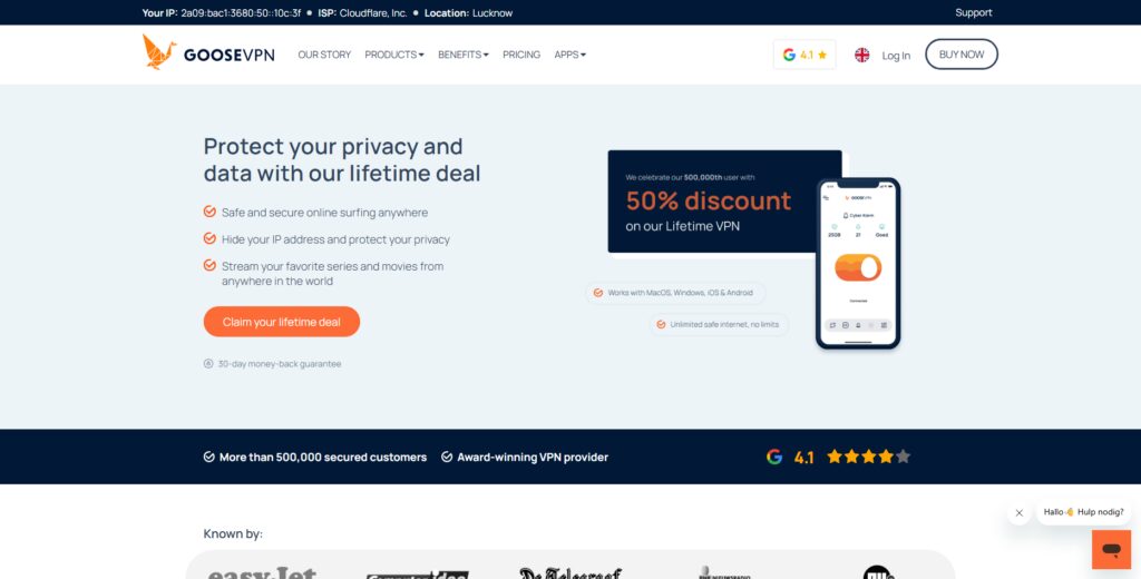 10 Best VPNs for Geo-Restricted Content 7 GooseVPN