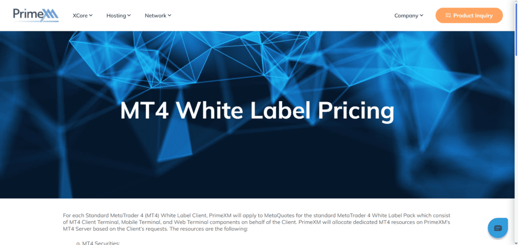 PrimeXM (XCore White Label)