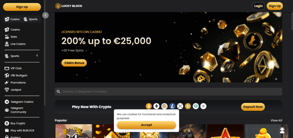 VR Lucky Block Casino