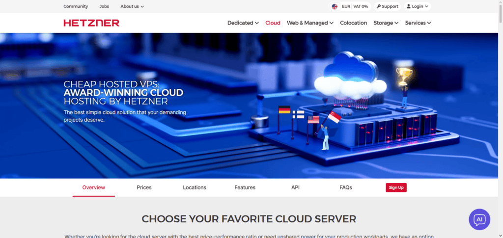 Top 10 MT5 Cloud Hosting Providers for Global Brokers 9 Hetzner Cloud