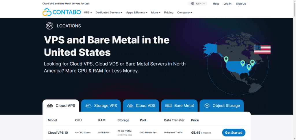 Top 10 MT5 Cloud Hosting Providers for Global Brokers 10 Contabo Cloud