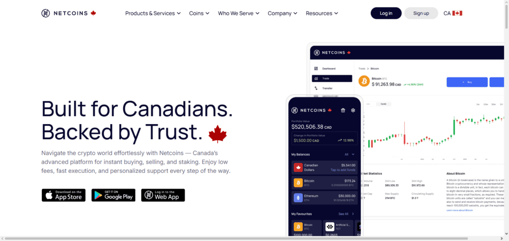 10 Best Crypto Exchanges in Canada with Instant CAD Deposits 7 Netcoins