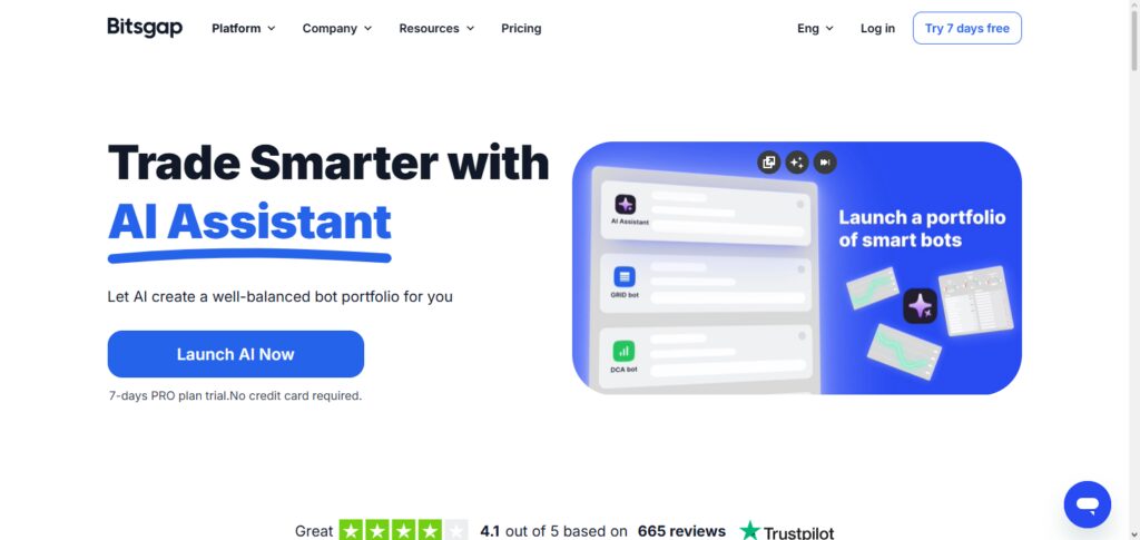 10 AI Tools That Help Recover Losses in Crypto Trading 4 Bitsgap AI Bot