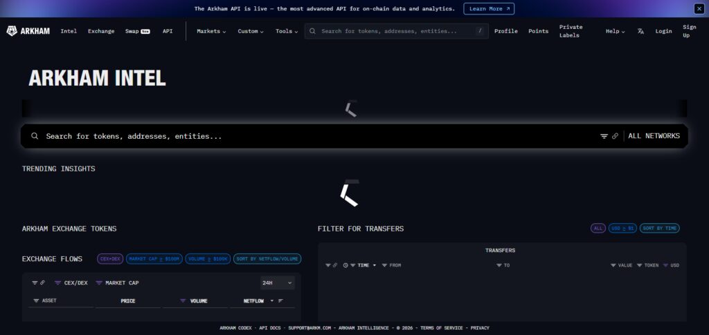 10 Real-Time On-Chain Analytics Tools the Pros Use 8 Arkham