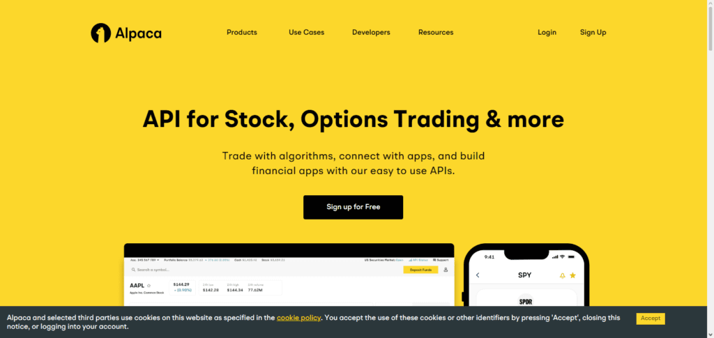 Alpaca (AI + API Trading)