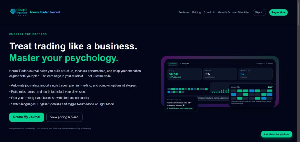 NeuroTrade Journal