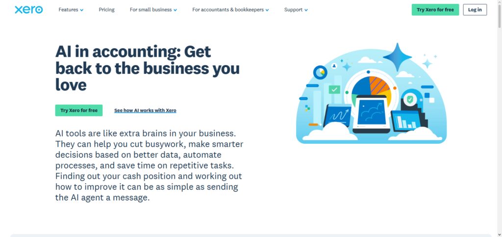 10 Best AI Tools to Manage Business Financial Data 6 Xero AI Insights