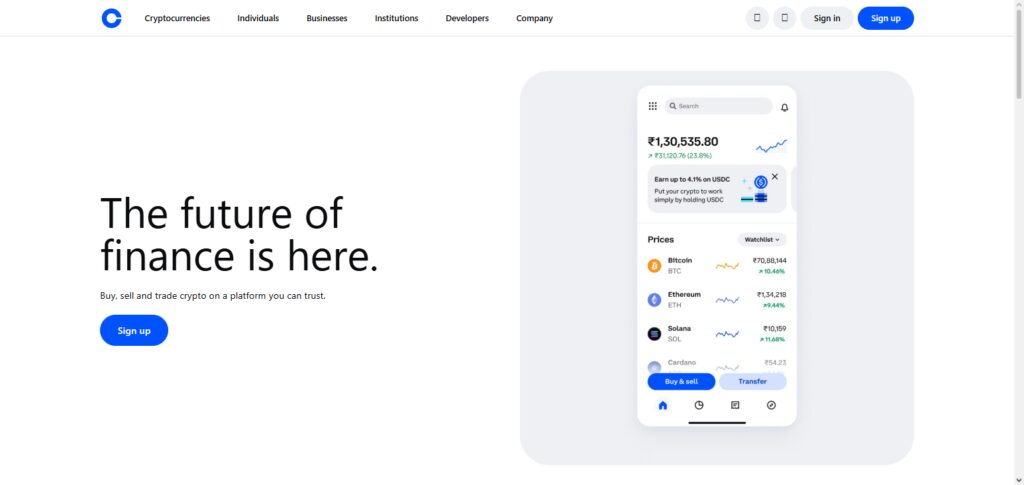 Best Binance Alternatives for US Crypto Traders 2026 2 Coinbase
