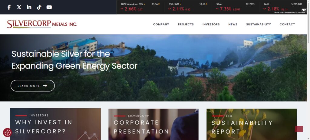 10 Best Silver Mining Stocks to Buy in 2026 10 Silvercorp Metals Inc.