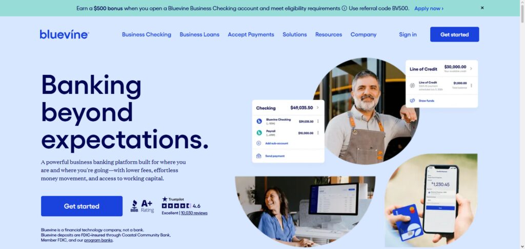 10 Best Business Line of Credit Providers in the USA 2026 2 BlueVine