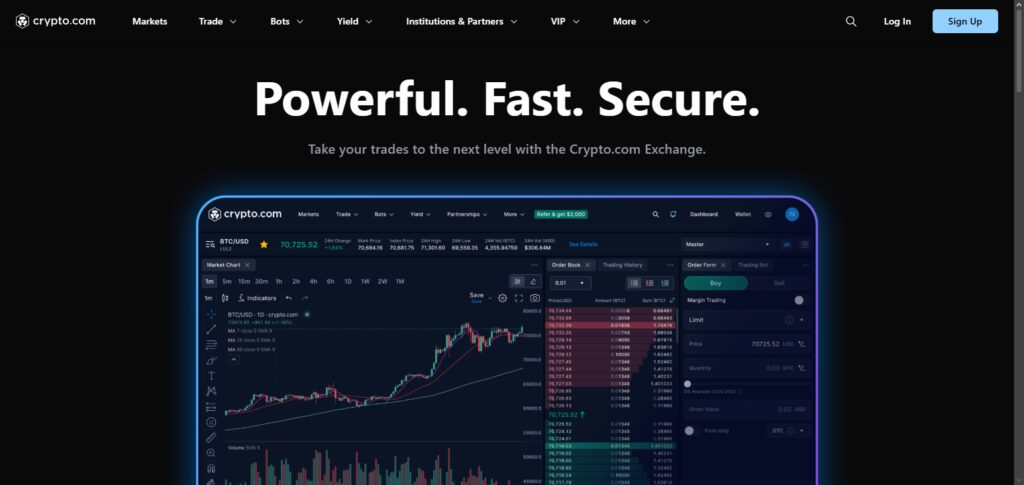 Best Binance Alternatives for US Crypto Traders 2026 11 Crypto.com Exchange (US)