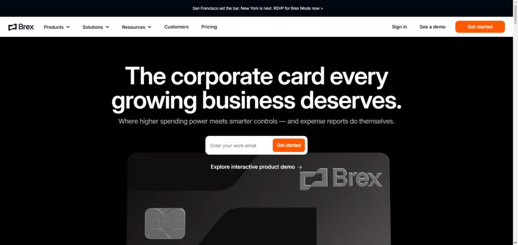 11 Best Corporate Credit Card Programs for Businesses 3 Brex Corporate Card
