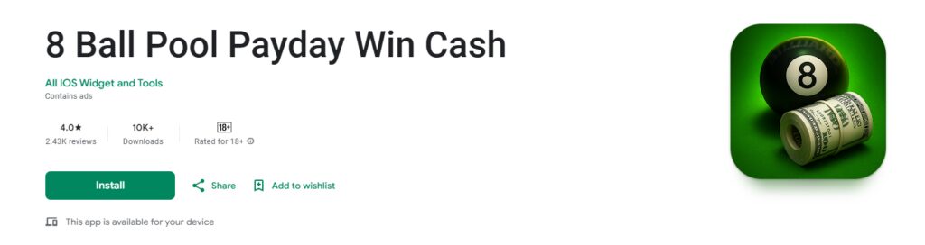 10 Best Games With Instant Withdrawal in the US 2026 5 Pool Payday