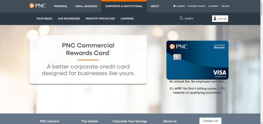 11 Best Corporate Credit Card Programs for Businesses 10 PNC Corporate Card