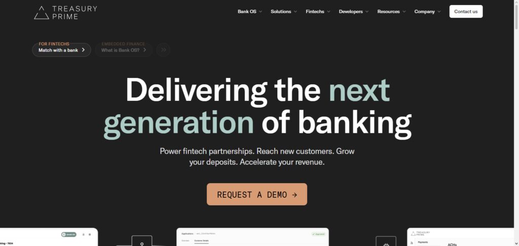 11 Best Embedded Finance Platforms for SaaS Companies 4 Treasury Prime