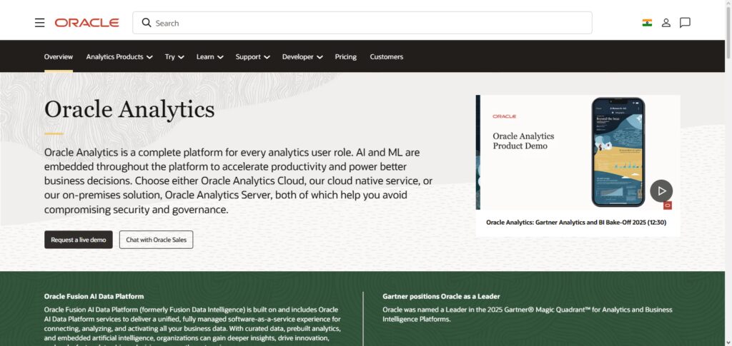 Oracle Analytics Cloud