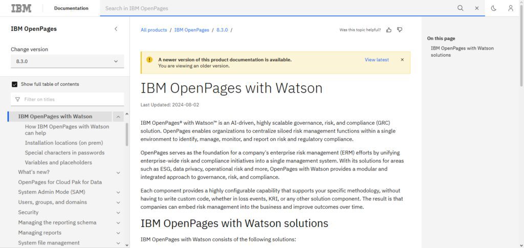 10 Best AI Compliance Monitoring Platforms for 2026 2 IBM OpenPages with Watson