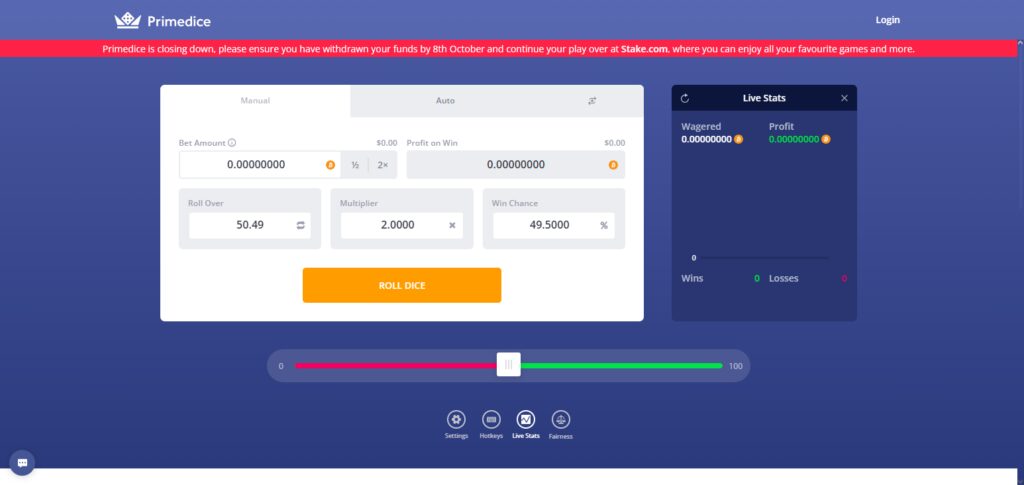 10 Top Solana & Bitcoin Gambling Sites with Fast Cashouts 9 Primedice