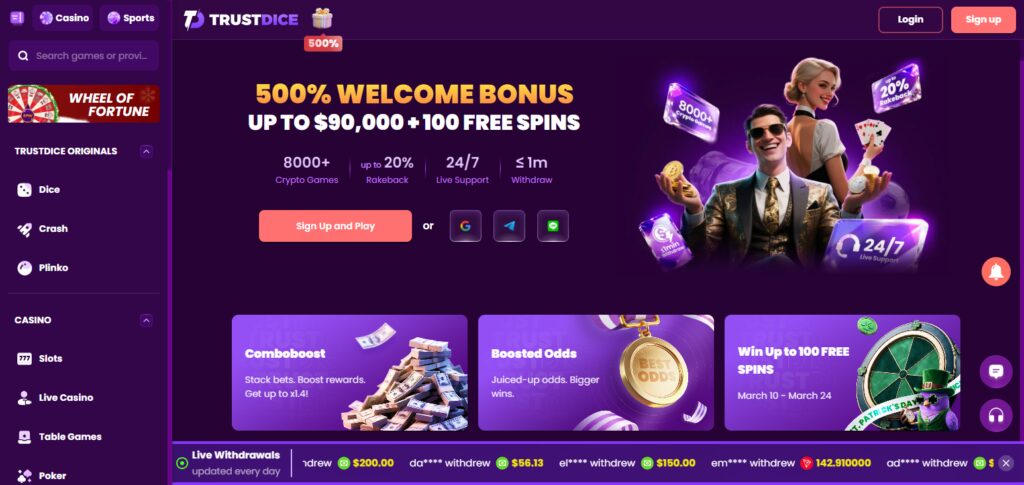10 Top Solana & Bitcoin Gambling Sites with Fast Cashouts 8 TrustDice