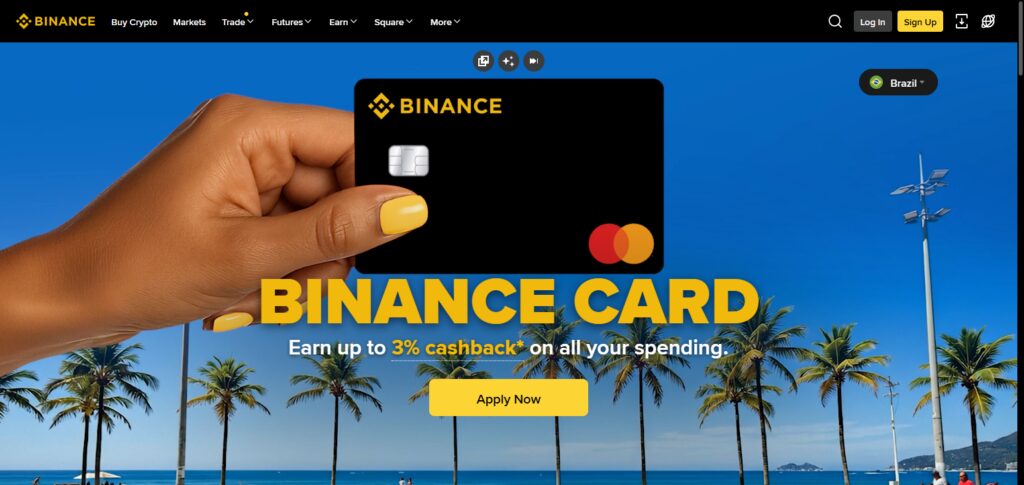 10 Best Crypto Credit Cards 2026 with Bitcoin & Ethereum Rewards 3 Binance Visa Card