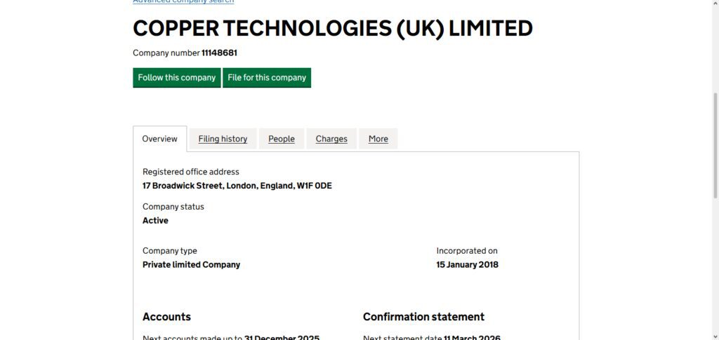Copper Technologies