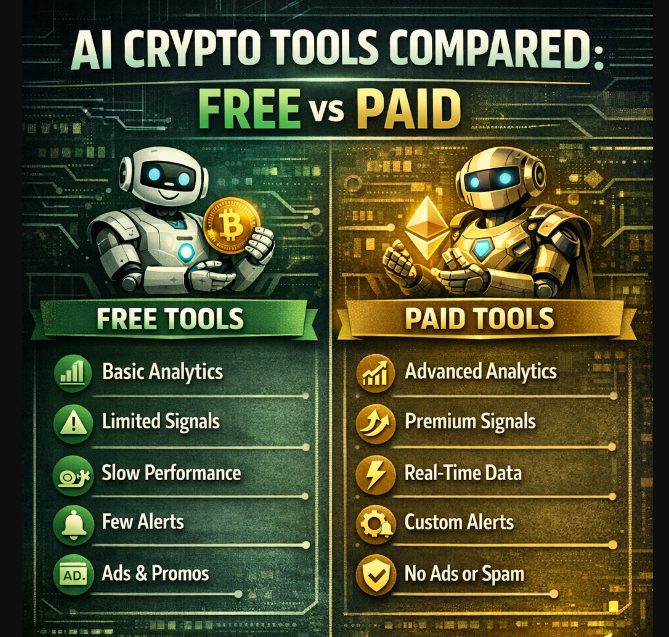 10 AI Crypto Tools Compared: Free vs Paid (2026)