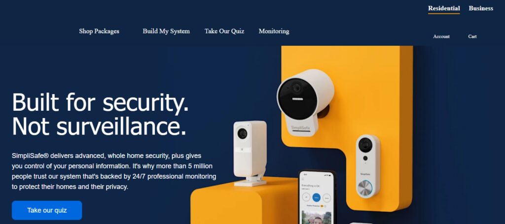 10 Smart Home Security Systems with No Monthly Fees 2 SimpliSafe (No Plan)
