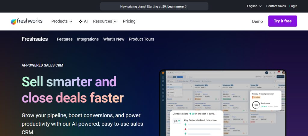 11 Best CRM Software Options for Growing Sales Teams 4 Freshsales (Freshworks)