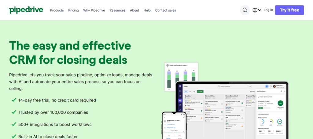 11 Best CRM Software Options for Growing Sales Teams 6 Pipedrive