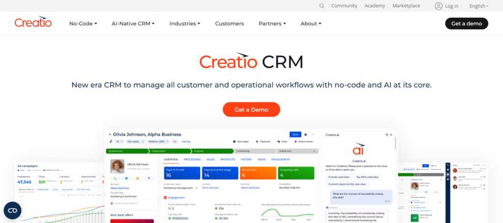 11 Best CRM Software Options for Growing Sales Teams 12 Creatio CRM